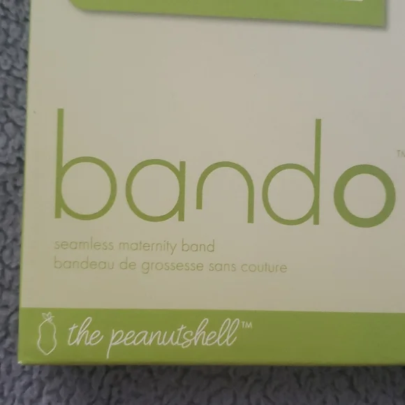 Love Your Bump Seamless Maternity Band Comfy Pregnancy White M L The Peanutshell - Picture 9 of 10